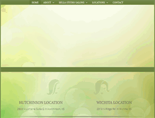 Tablet Screenshot of bellastudiosalons.com